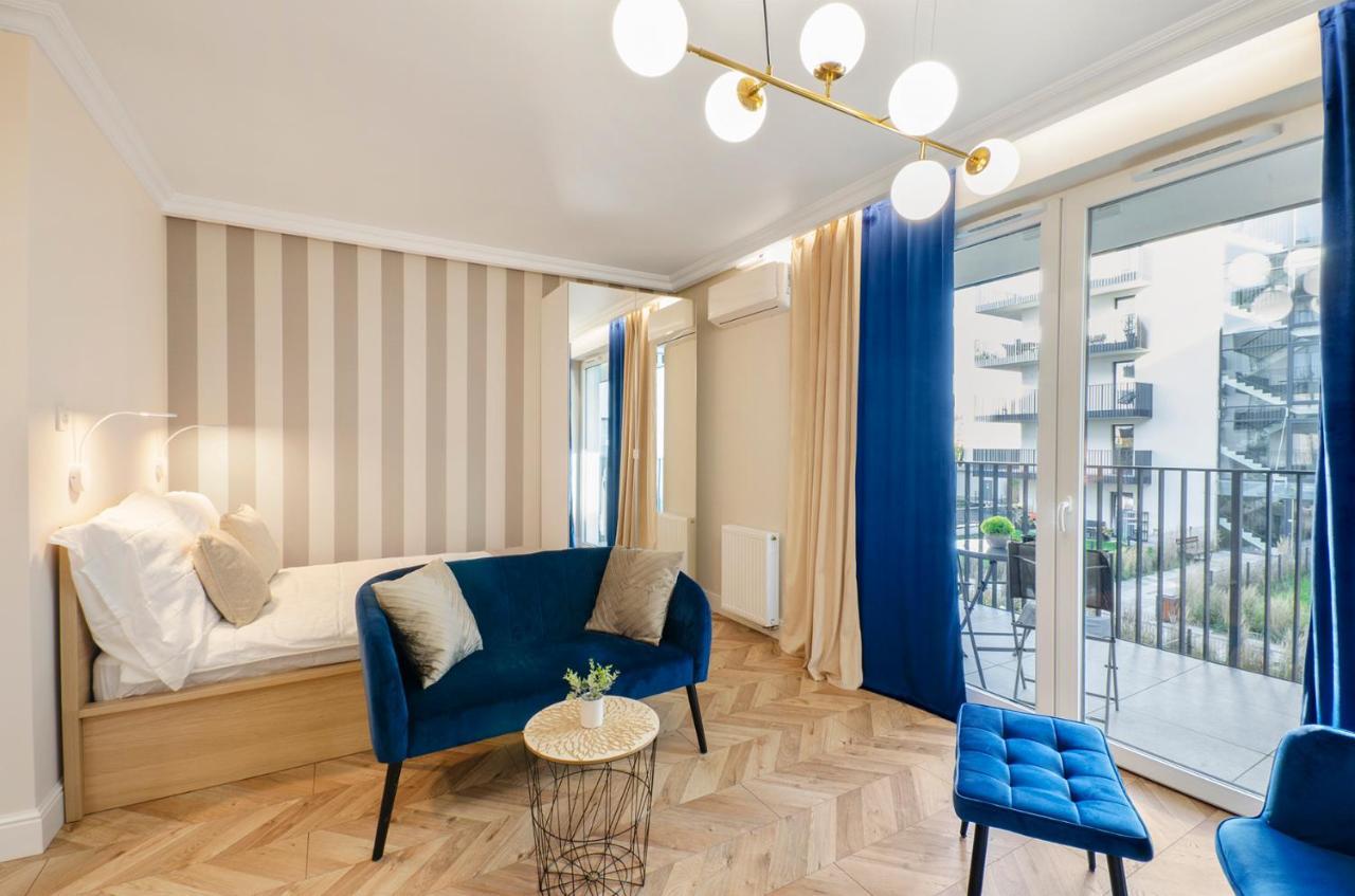 Sky Home- Blue Apartament -Manufaktura, Bezplatny Parking, Klima, Dostep Na Kod 罗兹 外观 照片